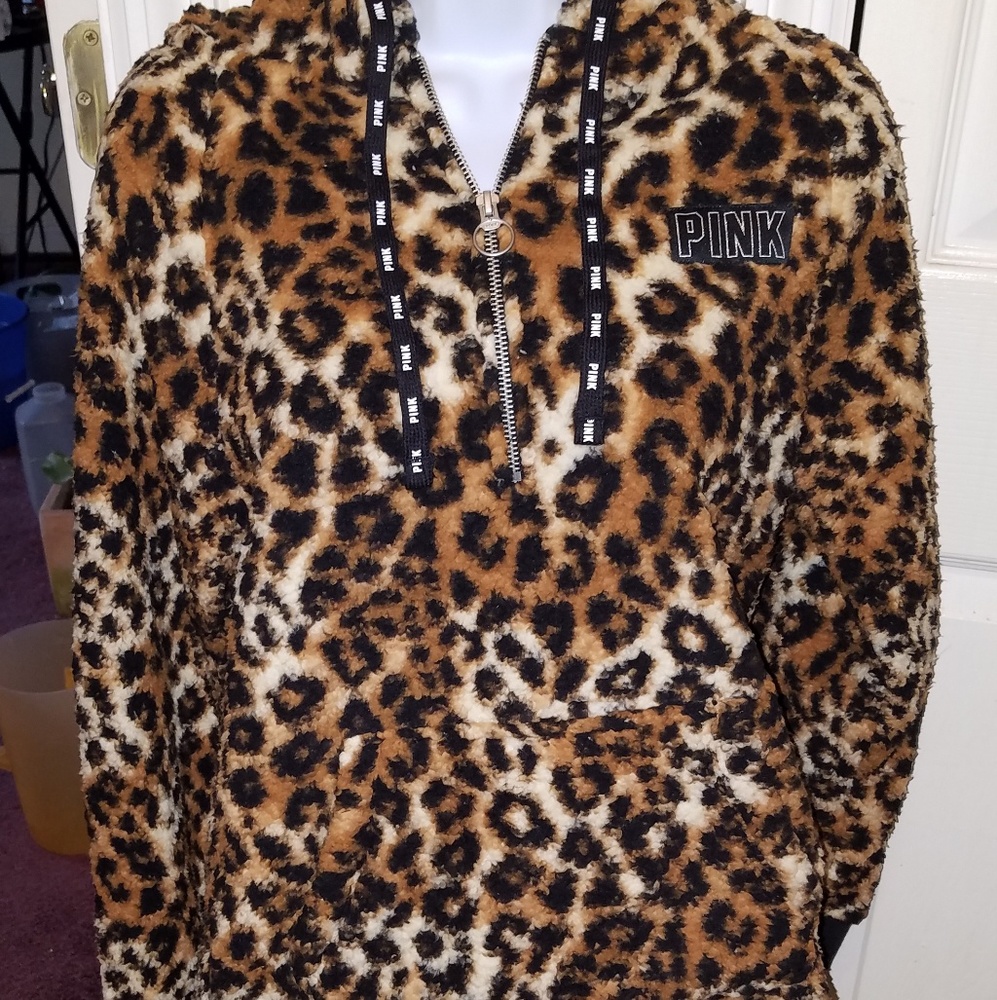 Victoria's secret Sherpa quarter zip Hoodie XS
